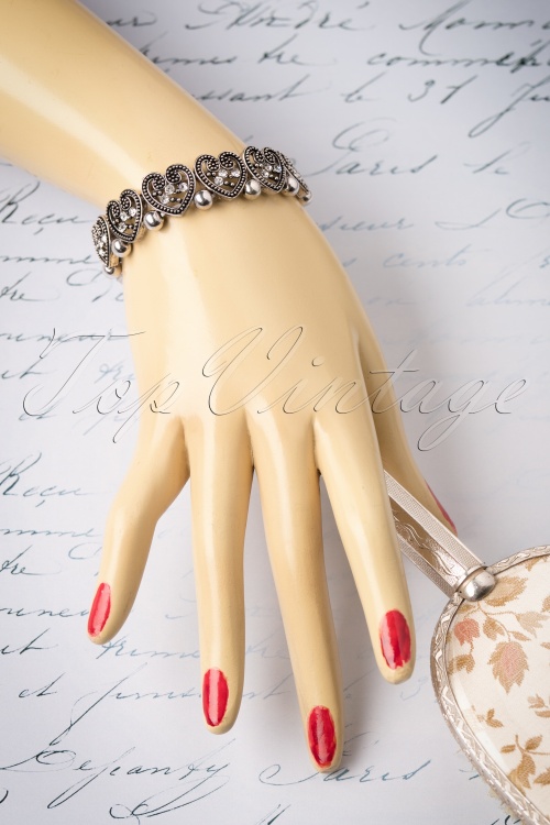 Kaytie - 30s Lovely Vintage Bracelet in Silver 3