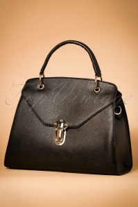Kaytie - 60s Classy Jane Handbag in Black 3