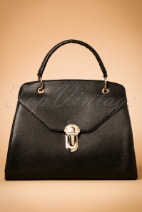 Kaytie - 60s Classy Jane Handbag in Black