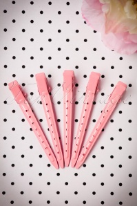 Lauren Rennells - Vintage Hairstyling: Hollywood Duckbill Clipettes in Pink 3