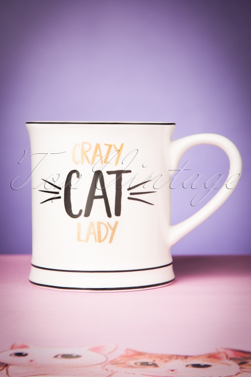 Sass & Belle - Crazy Cat Lady Mug Années 60