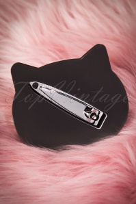Sass & Belle - 60s Black Cat Nail Buffer and Clippers 3