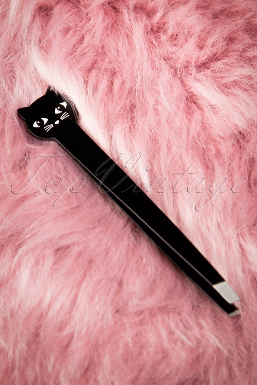 Sass & Belle - 60s Black Cat Tweezers