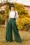 40s Laura Trousers in Forest Green