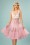 50s Retro Chiffon Petticoat in Dolly Pink