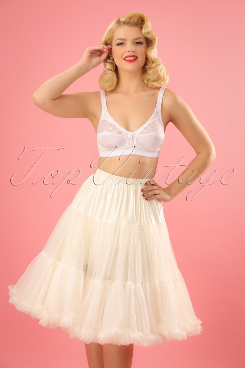 Banned Retro - 50s Lola Lifeforms Petticoat in Ivory 6