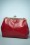 Kaytie - Vintage tas met Kisslock-sluiting met frame in rood 4