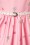 Lindy Bop Audrey Pink Floral Border Swing Dress 24575 20180102 0004