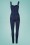 Collectif Clothing - Debra Denim-Latzhose in Marineblau 4
