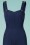 Collectif Clothing - Debra denim tuinbroek in marineblauw 3