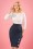 Collectif Clothing Charlotte Pencil Skirt in Navy 22809 20171120 007w