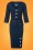 Collectif Clothing - 50s Charlotte Suit Jacket in Navy 6