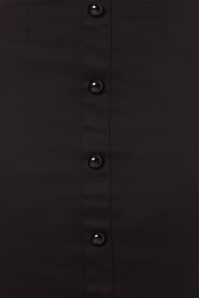 Collectif Clothing - Bettina Pencil Skirt Années 50 en Noir 4