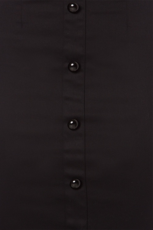 Collectif Clothing - Bettina pencilrok in zwart 4