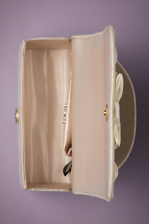 Ruby Shoo - 60s San Marino Handbag in Cream 4