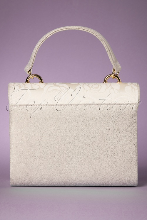 Ruby Shoo - 60s San Marino Handbag in Cream 5