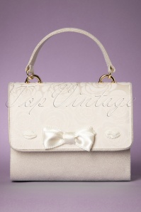 Ruby Shoo - 60s San Marino Handbag in Cream