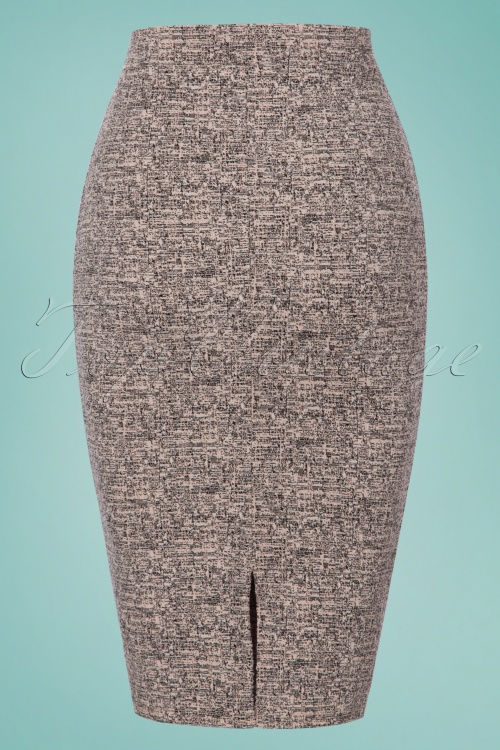 Vintage Chic for Topvintage - 50s Luann Pencil Skirt in Powder Melange 3