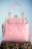 50s American Vintage Patent Bag in Pink