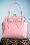 Banned Retro - American Vintage Patent Bag Années 50 en Rose