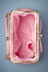Banned Retro - Amerikanische Vintage Lacktasche in Pink 4