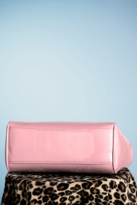 Banned Retro - 50s American Vintage Patent Bag in Pink 5