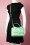 Banned Retro - 60s Beautiful Butterfly Handbag in Mint Green 6