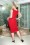 Glamour Bunny Joan Pencil Dress in red 23860 20180108 2