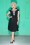 Glamour Bunny - Gwenn Swing Dress Années 50 en Noir