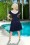 Glamour Bunny Audrey Swing Dress in Navy 23850 20180108 03