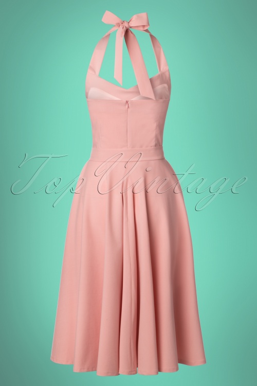 Glamour Bunny - 50s Alice Swing Dress in Soft Pink 5