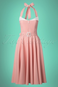 Glamour Bunny - 50s Alice Swing Dress in Soft Pink 3