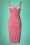 Glamour Bunny - Cindy Pencil Dress Années 50 en Vichy Rouge 3