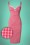 Glamour Bunny - 50s Cindy Pencil Dress in Red Gingham 2
