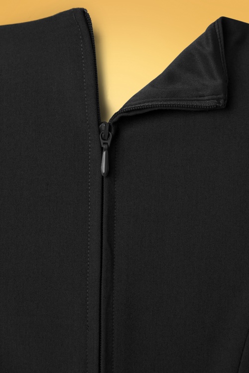 Glamour Bunny - 50s Donna Capri Suit Top in Black 9