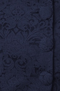 Lindy Bop - 60s Marianne Jacquard Twin Set in Navy 7