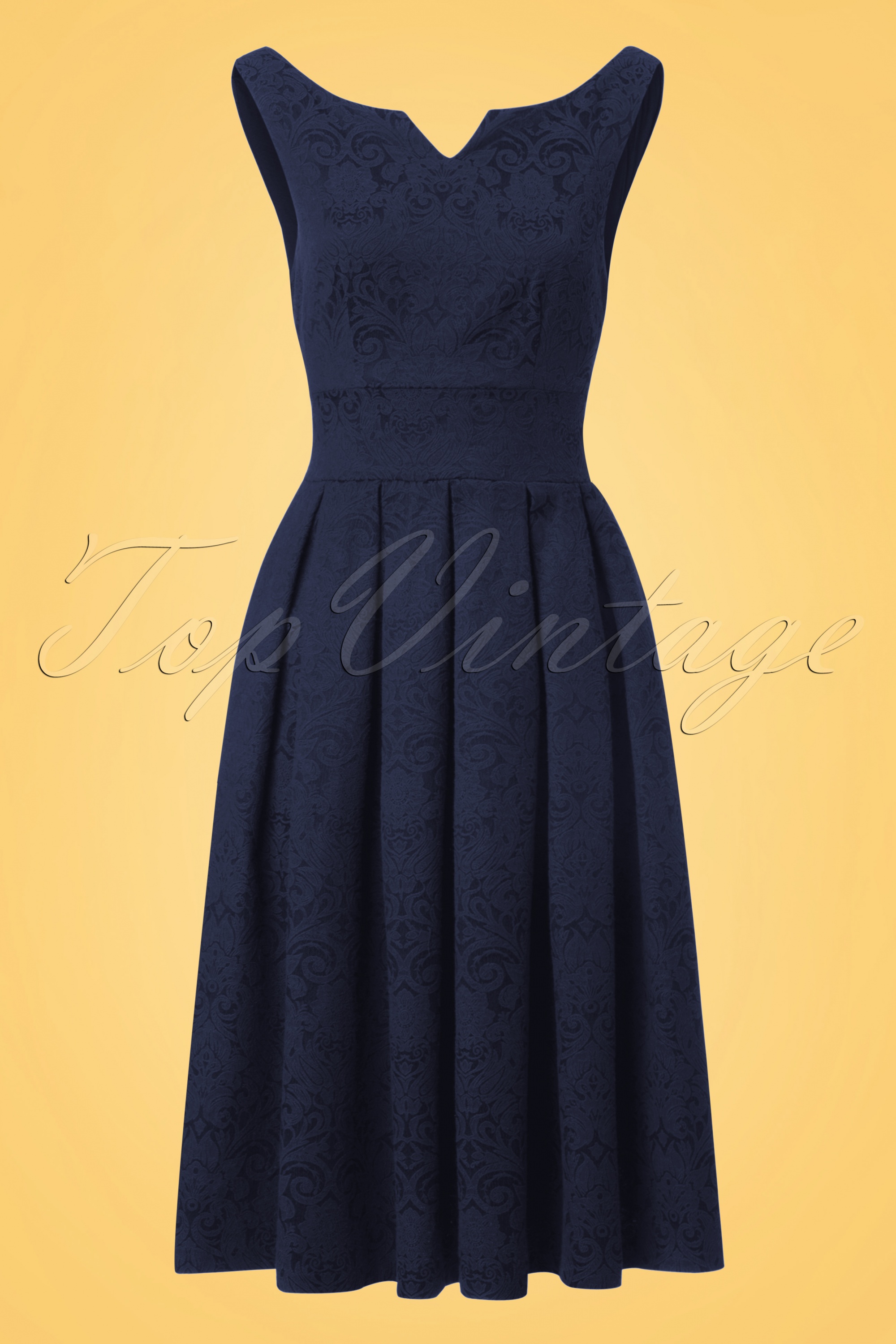 Lindy bop navy dress best sale