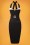 Glamour Bunny - 50s Alice Pencil Dress in Black 3