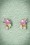Collectif Clothing - 50s Enchanted Bird Earstuds in Lila