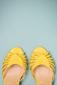 Banned Retro - 40s Amelia Sandals in Yellow 3