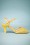 Banned Retro - Amelia sandalen in geel 4