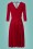 Vintage Chic 3 4 Sleeve Red Dress 102 20 24517 20180216 0002w