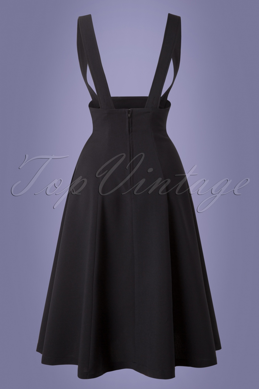 50s Jumper Swing Skirt in Black