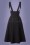 Tatyana - 50s Jumper Swing Skirt in Black 2