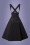 Tatyana - 50s Jumper Swing Skirt in Black 3