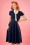 Vintage Chic Scuba Crepe Navy Cream Sailor Bow Dress 102 31 24501 20180216 0004w