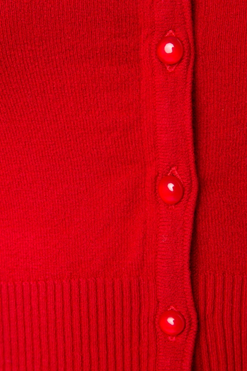 50s Paloma Cardigan in Red