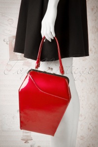 Tatyana - 50s To Die For Handbag In Poison Apple Red 6