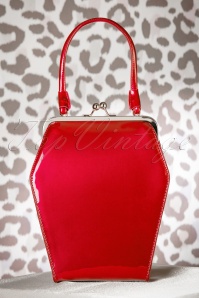 Tatyana - 50s To Die For Handbag In Poison Apple Red 4