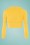 Mak Sweater V neck Cropped Cardigan in yellow 140 20 24964 20171002 0006W